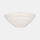 20349-01#10" Tapered Bowl Rough Finish, White