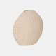 20351-01#15" White Sand Shell Vase, White