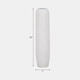 20352-01#32" Rough Cylinder Floor Vase, White