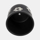 20360-02#6" Flower Power Planter, Black/white