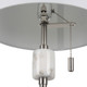 EV51345#37" Bari Silver Marble Lamp