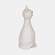 20409-01#8" Skinny Sitting Kitty, White