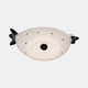 18486-03#7" Dotted Rooster, White/black