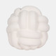 20438-03#9" Knot Orb Rough Texture, White