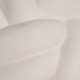 20438-03#9" Knot Orb Rough Texture, White