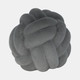 20438-06#9" Knot Orb Rough Texture, Black