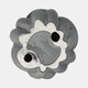 20438-06#9" Knot Orb Rough Texture, Black