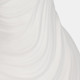 20455-01#11" Curvy Ribbed Sculpture, White