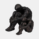 20472-03#16" Sitting Man, Bronze