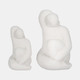 20475-02#10" Raised Arm Posing Figure, White