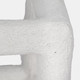20481-02#10" Textured Open Square Object, White
