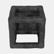 20481-04#10" Textured Open Square Object, Black