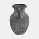 20493-02#12" Weathered Jug With Handles, Black