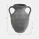 20493-02#12" Weathered Jug With Handles, Black