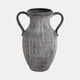 20493-03#15" Weathered Jug With Handles, Black