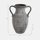20493-03#15" Weathered Jug With Handles, Black
