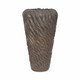 EV20509#24" Devone Small Ceramic Brown Floor Vase