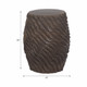 EV20511#20" Devone Brown Ceramic Garden Stool