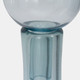 20542-02#20" Glass Bottle With Stopper, Light Blue