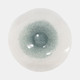 20545#12" Light Blue Waters Bowl, Blue/white