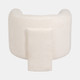 20551-01#Roundback Accent Chair, Ivory