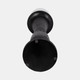 20562-02#27" Traditional Hurricane On Pedestal, Black