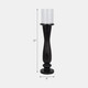 20562-02#27" Traditional Hurricane On Pedestal, Black