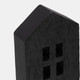 20563-01#8" Wood House Decor, Black