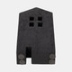 20563-01#8" Wood House Decor, Black