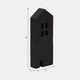 20563-01#8" Wood House Decor, Black