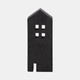 20563-02#10" Wood House Decor, Black