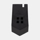 20563-02#10" Wood House Decor, Black