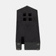 20563-02#10" Wood House Decor, Black