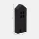 20563-02#10" Wood House Decor, Black