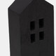 20563-03#12" Wood House Decor, Black