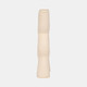 20538#15" Open Cut-out Totem Object Sand Glaze, Ivory