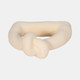 20539#11" Knot With Open Cut-out Sand Glaze, Ivory