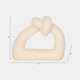 20539#11" Knot With Open Cut-out Sand Glaze, Ivory