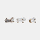 20567#S/3 7" Pugs With Sunglasses, White