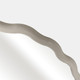 20572-01#31x59" Wavy Leaner Mirror, White