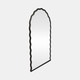 20572-02#31x59" Wavy Leaner Mirror, Black