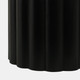 20579-02#20" Large Ribbed Accent Table Marble Top, Blk/grn
