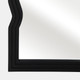 20598-02#24x64 Layered Curvy Leaner Mirror, Black