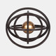 20613-02#10" Armillary Orb, Black/gold