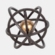 20613-02#10" Armillary Orb, Black/gold