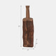 20653-02#21" Reclaimed Wood Bottle Object, Brown