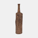 20653-03#24" Reclaimed Wood Bottle Object, Brown