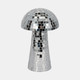 20662-02#10" Mosaic Mushroom, Silver