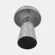 20662-02#10" Mosaic Mushroom, Silver