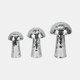 20662-02#10" Mosaic Mushroom, Silver